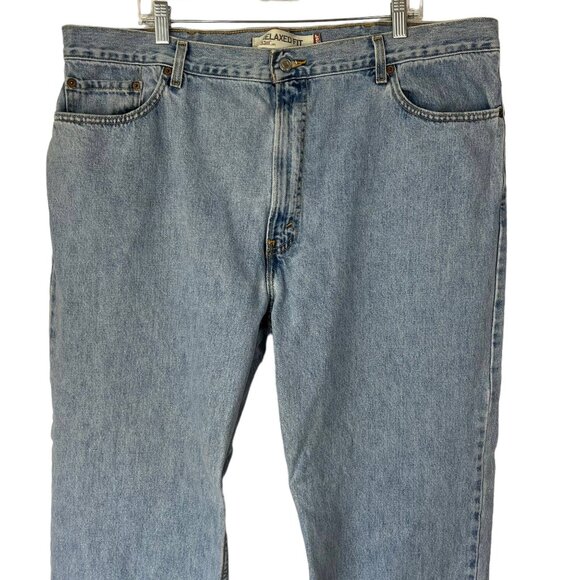 Levis Relaxed Fit 550 Jeans Mens 44 X 30 Light Wash - Picture 3 of 9